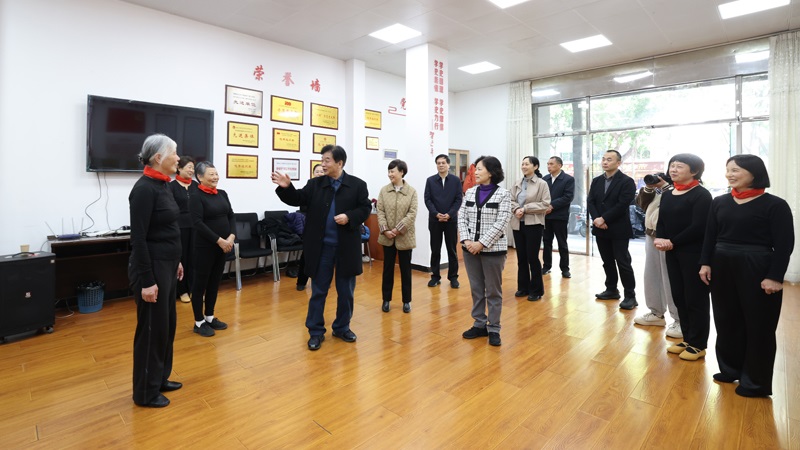 福建老年大学领导调研省卫健委教学点并举办揭牌仪式