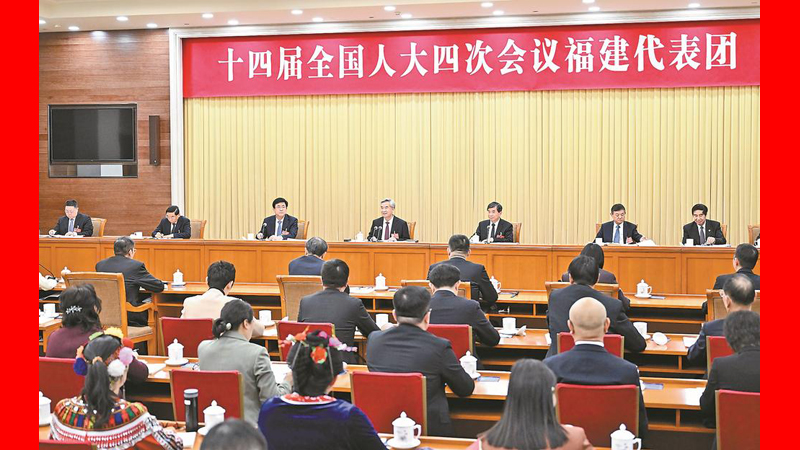 李希参加福建代表团审议